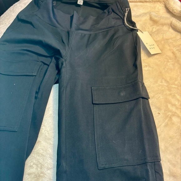 Sale! NWT A New Day Pants Adaptive Pants Black Stretch Panel ZipUp Cuffs Pockets - Picture 7 of 13